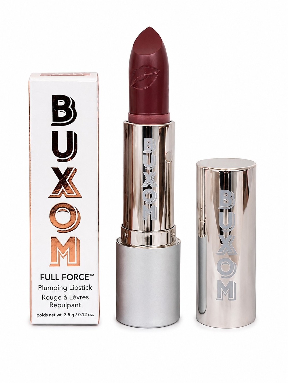 BUXOM Full Force Plumping Lipstick – “Influencer”